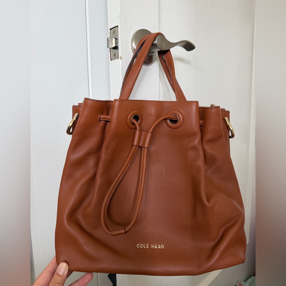 Cole Haan Tan Leather Tote